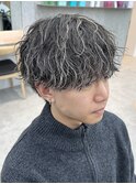 波巻きスパイラルパーマツイストパーマ刈り上げマッシュ名古屋栄