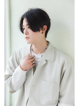 ミットバイツリー センター北(mit by tree) 黒髪センターパートショート