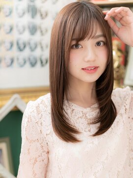 カバーヘア ブリス 志木南口駅前店(COVER HAIR bliss) 大人かわいい斜めバングレイヤーロングc5志木20代30代40代