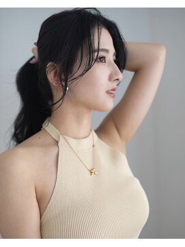 サードバイローラン(THiRD by ROULAND) ネビージュ×ワンレン×顔周りカット