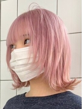 ウィコ 新宿(WICO) ペールピンク[新宿駅/ワンレン/ダブルカラー/小顔]