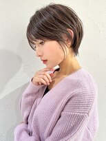 アンド ストーリーズ(&STORIES) 前髪あり耳掛け丸みくびれ大人ショートボブ20代30代40代50代*