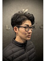 バーバークラシックス(BARBER CLASSICS)&nbsp;かきあげパーマスタイル