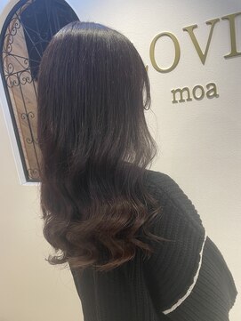 ラビスモア(Lovis moa) 魅力倍増カール/セミディ/シアーカラー/ダークアッシュ/姫カット