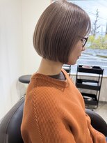 スイヘアデザイン 久留米(suii.. hair design) ボブ/ショート/くすみベージュ/髪質改善/NOBU