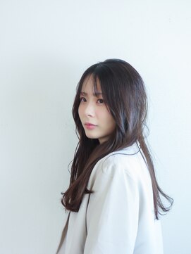 ヘアルーム フラット(HAIR ROOM flat) ブリーチなし透明感カラー