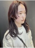 姫カットレイヤー×レイヤーパーマ 大人可愛い10代20代30代
