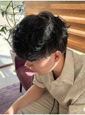 ブルーブラックでトーンダウン＊