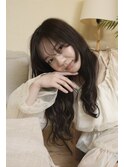 20代30代オリーブグレージュくびれヘア韓国レイヤーロング