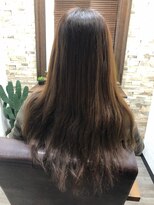 ハサミバイアトリエナガノ 千葉(8sami by atelier nagano) デザインカラー/レイヤーカット/ウエットヘア/オリーブベージュ