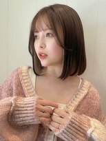 ステアケース 武蔵小杉店(stair:case) 内巻きボブ大人かわいいベージュインナーカラーグレージュ