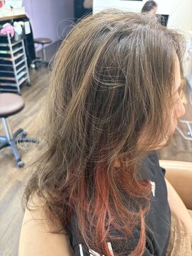 リオン(RION) オレンジインナーカラー