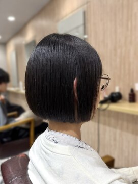 【SANA】顎下1cmの短め丸みボブ♪♪