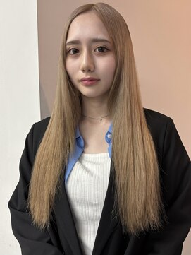 ミルクティーベージュ ／ブリーチ1回