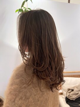 白髪ぼかし×ハイライトで造るブレンドカラー