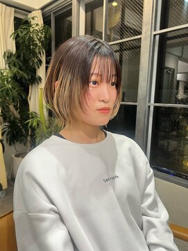 ローレン(LOREN) ミディアムヘア/デザインカラー/フェイスフレーミング/栄/久屋