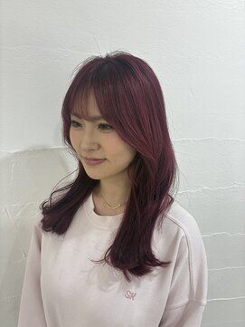 ヘアルーム フラット(HAIR ROOM flat) ボルドーカラー