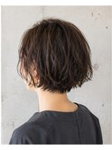 無造作ショートボブ