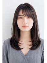 ビビ バイ マグ 岡谷店(bivi by Mag)&nbsp;大人可愛い顔周りレイヤーセミロング