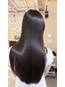 《最上級の艶×縮毛の極》【縮毛矯正の概念を覆す】カット＋オイルストレート