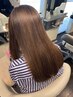 縮毛矯正＋カット＋髪質改善カラー　23100円→19500円