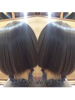 ヘアーメイク トレコローリ(hair make trecolori) 【trecolori津田沼】ダークシルバー アッシュ