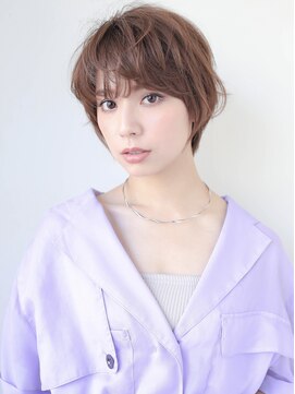 ラ ブレス 天王寺(LaBless) カールでフワ質感！ おしゃれな色気が香るゆるウェーブショート