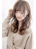 【Lond printemps】愛されセミロング♪ショコラベージュ