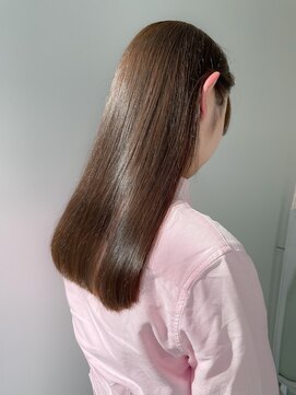 ヌード(nude) nude田中【ブリーチ無し】髪が柔らかく見えるブラウンカラー