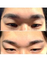 ビーダンディー(Bee dandy)&nbsp;ビジネスマン 眉毛カット クールで知的スタイリッシュ細長眉