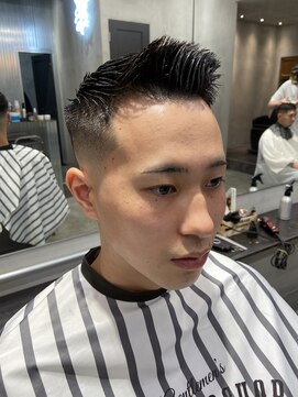 エフエム 明大前(FM) バーバー 刈り上げショート/アップバング/フェードカット
