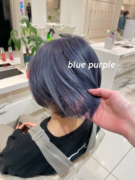 アッシュ 武蔵小金井店(Ash) *青みパープル×イルミナカラー*