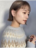アッシュカラー/池袋/ボブ/カラー/ベージュカラー