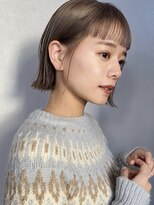 サンド 池袋(sand)&nbsp;アッシュカラー/池袋/ボブ/カラー/ベージュカラー