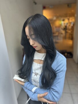 ウィル 京橋店(WiLL) ☆20代30代40代☆ 韓国風ブルーブラック×ハンモリ