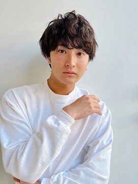 トルネード(TORNADO) メンズショート前髪ありマッシュパーマスパイラルK1110