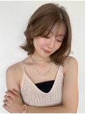 まろみベージュ×ニュアンスボブ