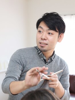 リフレア ヘアー(Refrea. hair)の写真/カウンセリングからお見送りまで一人のスタイリストが担当。髪のお悩みやなりたい雰囲気も相談しやすい◎