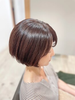 ヘア アトリエ ヴィヴァーチェ(hair atelier Vivace)の写真/【摂津本山2分/阪急岡本5分】こだわりの大人ショートボブ！一人ひとりに似合わせる黄金比カットに自信◎