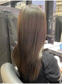 髪質改善ストレート 似合わせカット ニュアンスカラー 潤艶