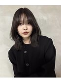 レイヤーカット × セピアグレージュ