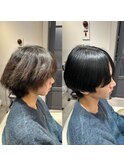 メンズ縮毛矯正×マッシュスタイル