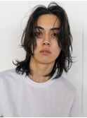 MEN’S HAIRブルーブラックシャドウパーマ