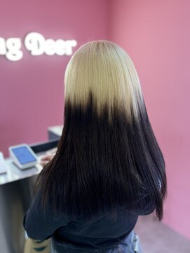 ダズリングディア(Dazzling Deer) ブラック/デザインカラー/ルーツカラー/ロング/レイヤーカット