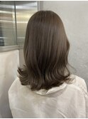 【切りっぱなしボブ/エアリーロング/美髪/ピンクブラウン/渋谷】