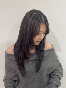 シャギーレイヤー/ハイライトカラー/グレージュカラー