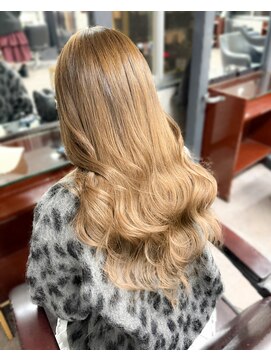 オズ 梅田店(OZ) 中明度ベージュ/スーパー人毛エクステ60枚