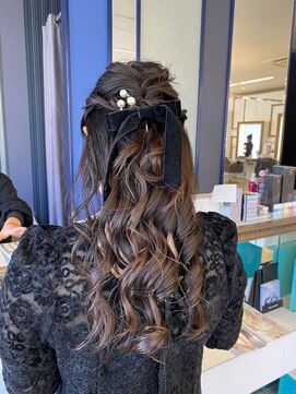 コワファースト 大分(COIFF1RST) パーティーヘア/セット/ハーフアップ/巻髪