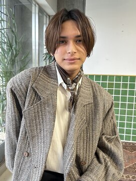 ゴブンノロク(GOBUN NO ROKU) メンズセンターパートショート