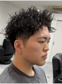 ピンパーマショート